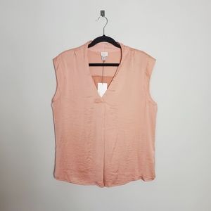 A New Day Peach Blouse